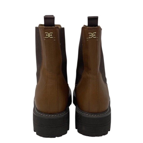 Sam Edelman Laguna Chelsea Winter Waterproof Leather Boots Tawny Brown Womens 9 - Picture 8 of 8